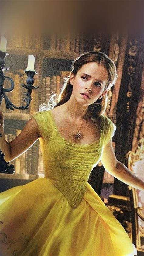 Hm28 Emma Watson Beauty Beast Celebrity Film Wallpaper