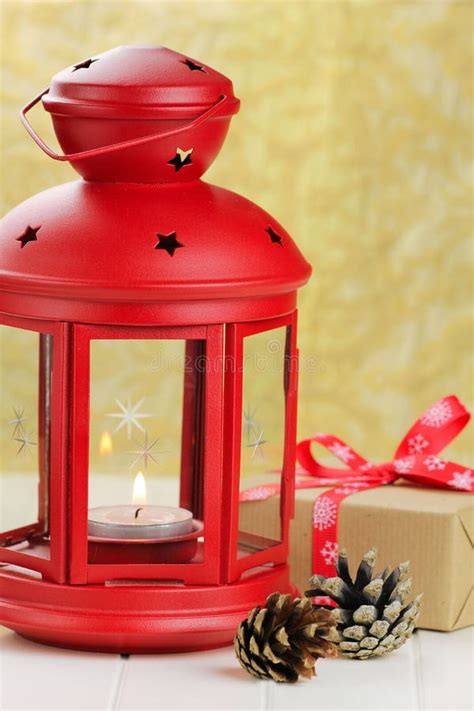 Christmas Lantern Stock Photo Image Of Winter Candle 27538272