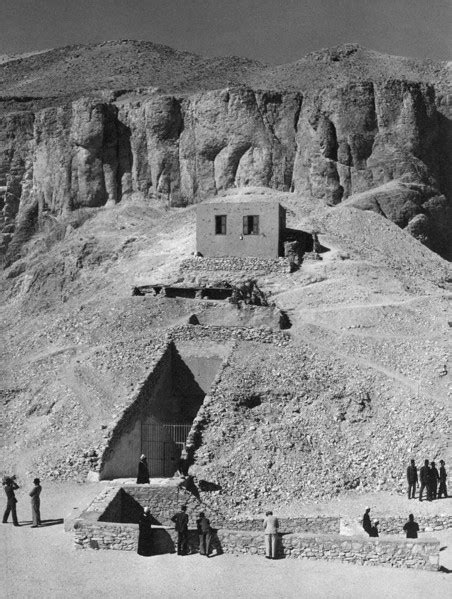 Entrance To Tutankhamuns Tomb In The Valley Of The Kings Thebes