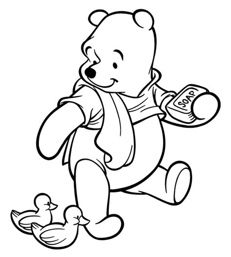 Mewarnai Gambar Kartun Winnie The Pooh Terbaru Kaata