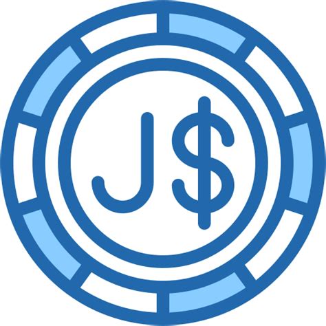 Jamaican Dollar Generic Blue Icon