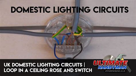 Uk Domestic Lighting Circuits Loop In At Ceiling Rose Loop In At