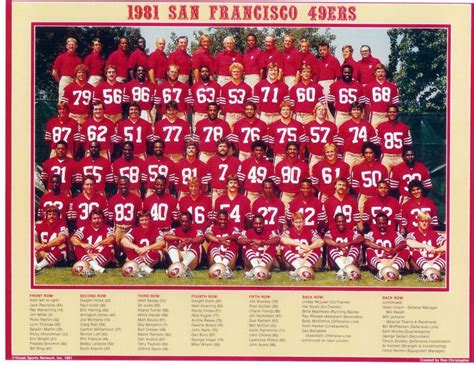 New 8x10 Photo Reprint 1981 Super Bowl Xvi Champs San Francisco 49ers