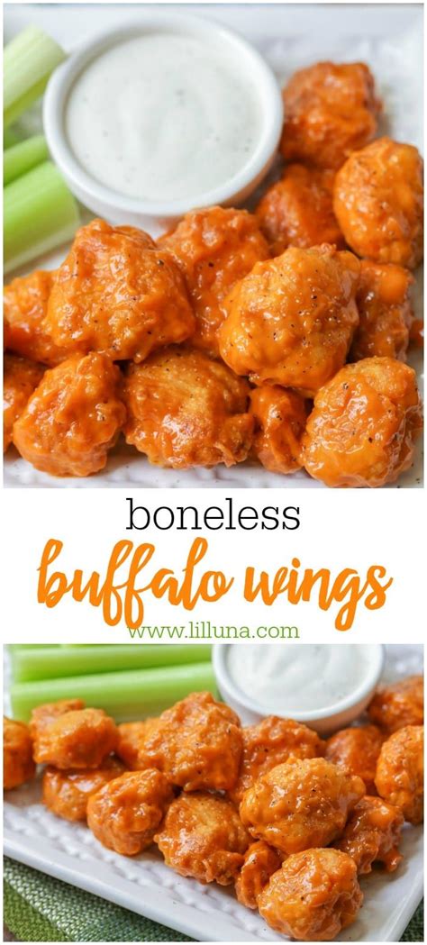 In this article i explain how to make a crispy breaded that can be used for all of the sauces. Easy Boneless Buffalo Wings - A Go-To Appetizer | Lil ...