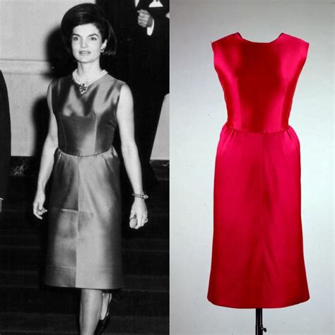 Jackie Kennedys Red Pink Givenchy Dress Jacqueline Kennedy Style