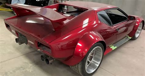 Check Out This 1972 Detomaso Pantera With A Blown Coyote Motor