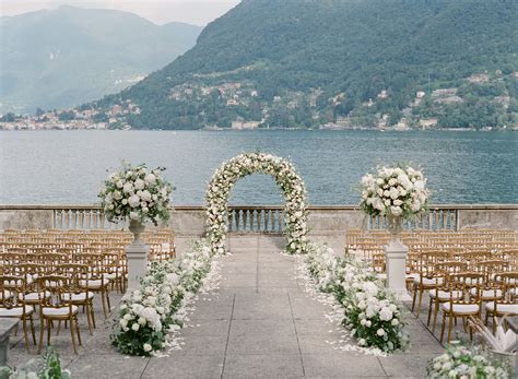 Lake Como Wedding Ceremony Wedding Archway Wedding Arch Outdoor Wedding