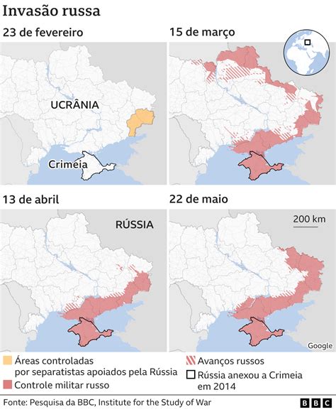 Rússia X Ucrânia 5 Imagens Mostram Evolução Da Guerra Em 3 Meses Bbc News Brasil