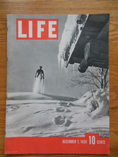 Life Magazine December 7 1936 Third Issue