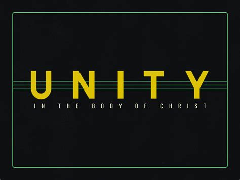 Unity In The Body Of Christ Faith Community Baptist Church Fcbc
