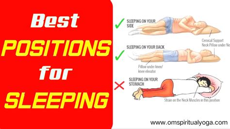best positions for sleeping find the best way for your body