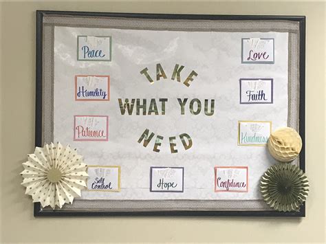Take What You Need Bulletin Board Printables