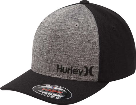 Hurley Synthetic Corp Textures 20 Flexfit Hat In Black For Men Lyst