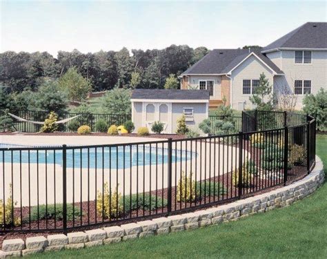 43 Stunning Pool Fence Ideas To Transform Your Poolside Wrought Iron Pool Fence Pool Fence