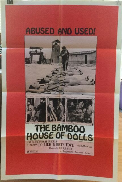 The Bamboo House Of Dolls Movie Poster Rare Lo Lieh Birte Tove Ebay