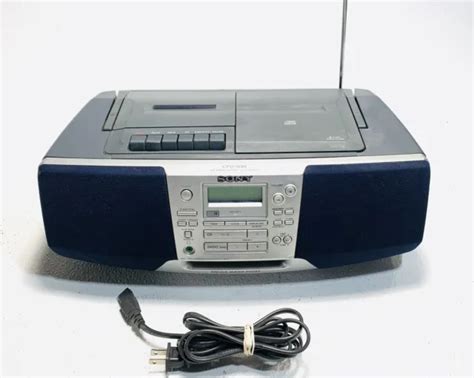 Sony Model Cfd S Cd Am Fm Radio Cassette Corder Portable Boombox Ships Free Eur