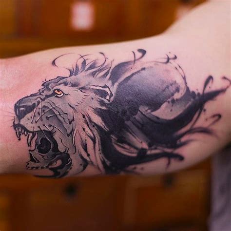 Tattoo Uploaded By Rcallejatattoo Another Fierce Lion Tattoo Done By