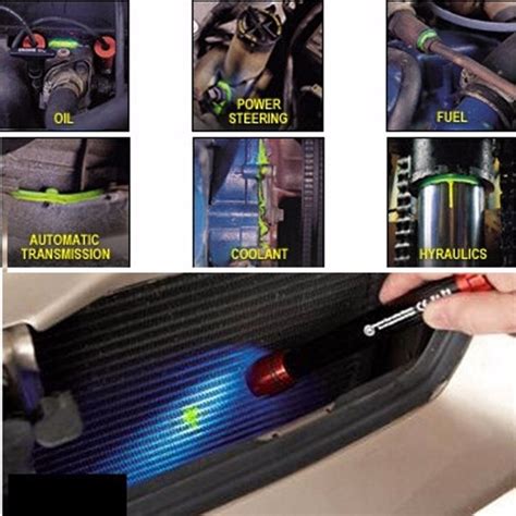 Fluorescent Oil Leak Detection Leak Test Uv Dye For Car Ac Pipeline F