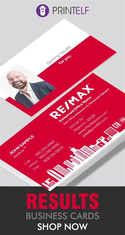 Free to download and print. Remax business cards that bring results. Customize the ...