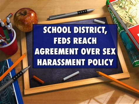 School District Feds Reach Agreement Over Sex Harassment Policy