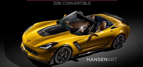 2015 Corvette Z06 Convertible Rendering Autoevolution