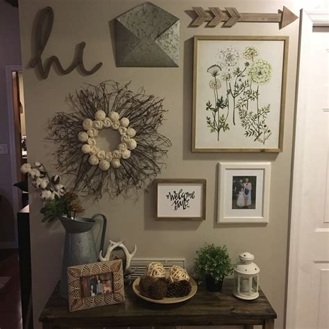 New autumn pumpkin wood wall decor price $19.99 quick view new green hat & leaves gnome 1 4 stars 5 (1) price $9.99 quick view new orange hat & sunflower gnome 1 4 stars 5 (1) price $9.99 quick view Entryway gallery wall with a rustic farmhouse theme, most ...
