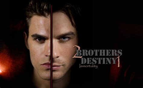 The Salvatore Brothers Wallpaper The Vampire Diaries Tv Show Photo