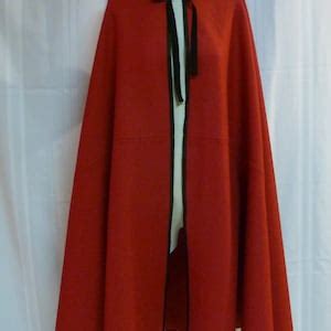 Custom Museum Reproduction Th Century Hand Sewn Red Wool Etsy