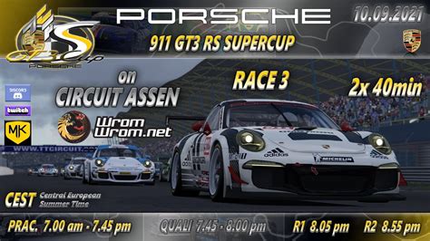 Circuit Assen Live Porsche Gt Cup By Assetto Corsa Friends Live