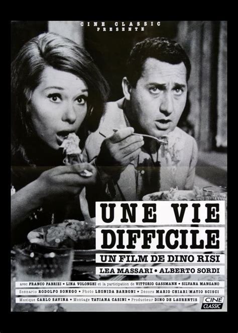 Affiche Une Vie Difficile Dino Risi Cinesud Affiches Cinéma