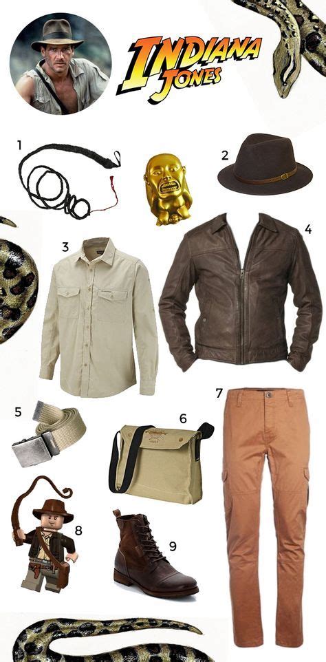 Indiana Jones Look Costume Indiana Jones Deguisement Film