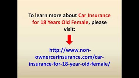 Newly licensed drivers are expensive to insure. Car Insurance for 18 Years Old Female Now Available ...
