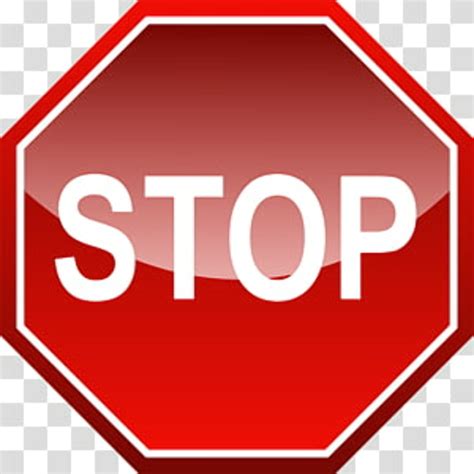 Download High Quality Stop Sign Clip Art Emoji Transparent Png Images