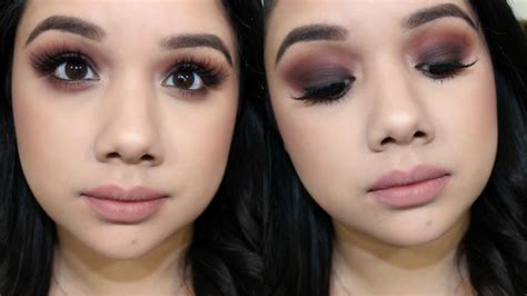 Brown And Burgundy Smokey Eye Tutorial Youtube