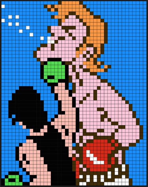 Every Punch Out Opponent In Perler Beads Pixel Art Shop