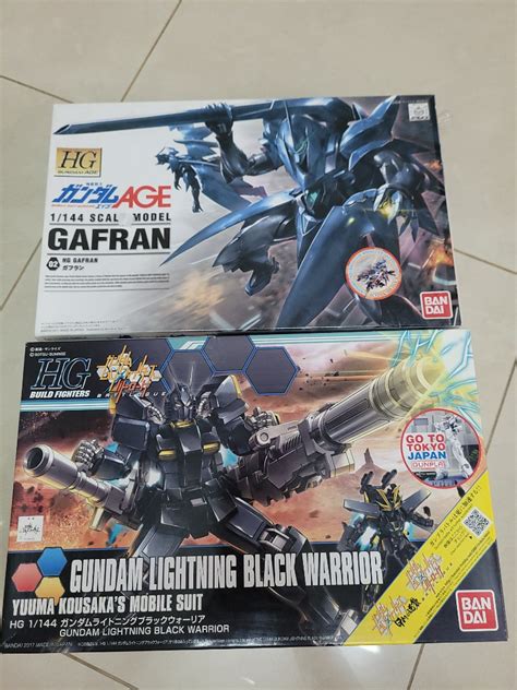 Hg Gundam144 Gafran Hg 1144 Gundam Lightning Black Warrior Gundam