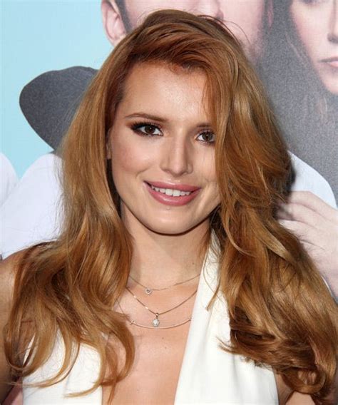 Bella Thorne Long Straight Light Red Hairstyle Hair Styles Light Red