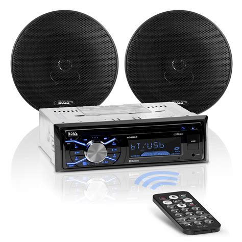 Boss Audio Systems Bck Car Stereo Package Single Din Bluetooth Audio And Calling Head Unit
