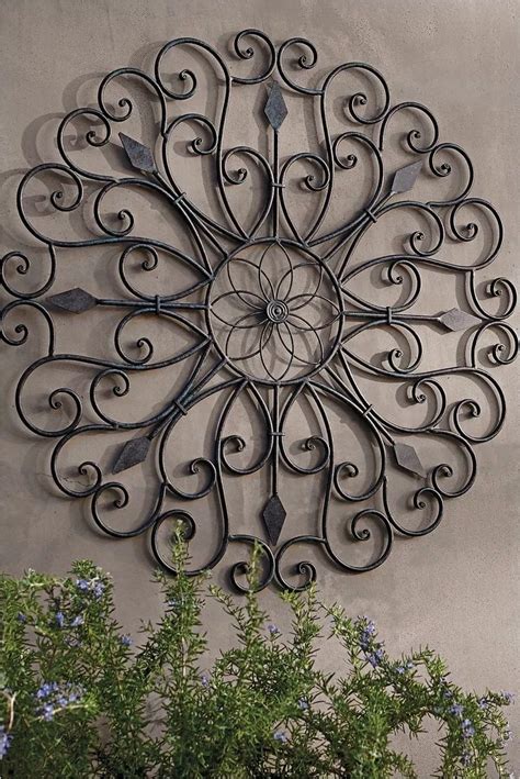 Outdoor Wall Decorations Decorecent Outdoor Metal Wall Art Iron