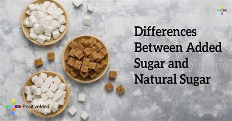 Differences Between Added Sugar And Natural Sugar