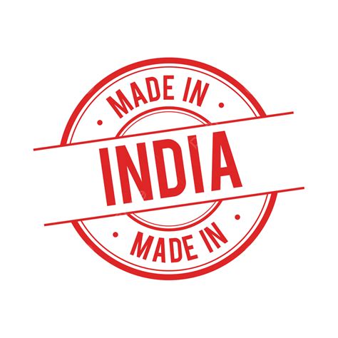 Made In India Stamp Vector India Stamp Vector Png And Vector With