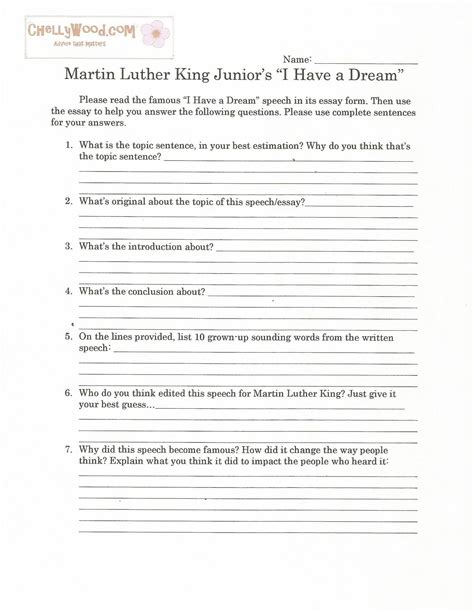 Dissertation Analysis Of I Have A Dream Speech Essay Martin Luther King I Have A Dream