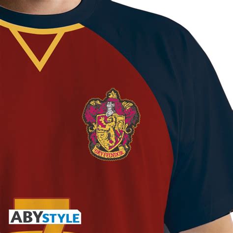 Harry Potter Tshirt Quidditch Jersey Man Ss Red Premium Abysse