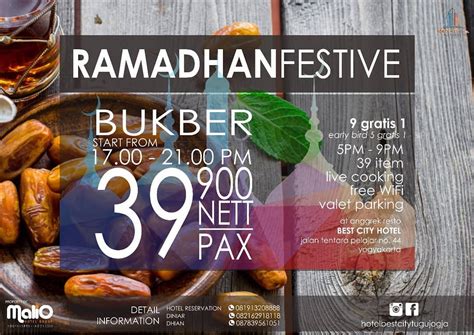 Tidak perlu membelinya, anda bisa membuatnya sendiri di rumah. Daftar All You Can Eat di Hotel Jogja Promo Bulan Puasa ...