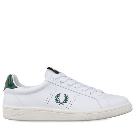 Fred Perry B721 Leather Tab White Hype Dc