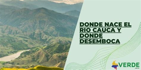 Donde Nace El Rio Cauca Y Donde Desemboca Colombia Verde
