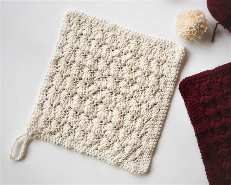 crochet potholder pattern beginner friendly leelee knits