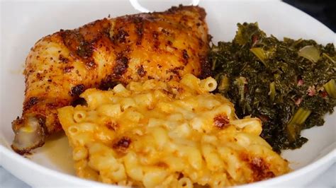Soul Food Sunday Juicy Baked Chicken Mac And Cheese Southern Style