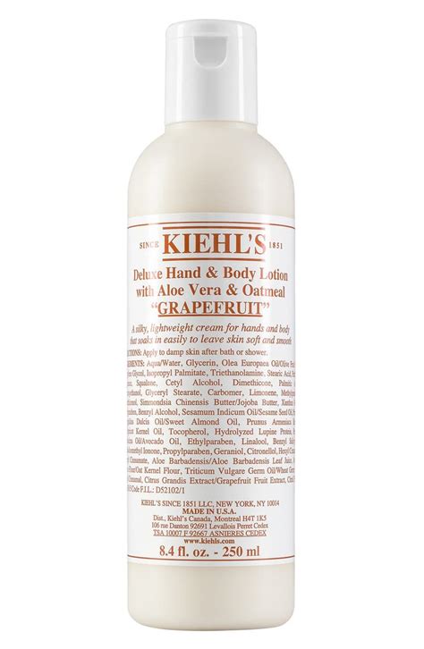 Body lotions & body oils. Kiehl's Since 1851 Deluxe Hand & Body Lotion with Aloe ...