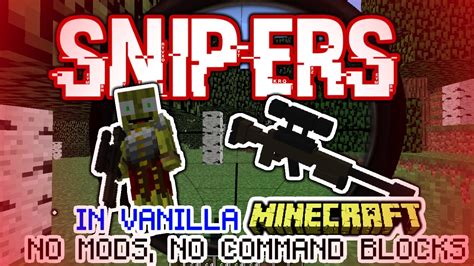 Minecraft Sniper Resource Pack No Modsno Command Blocks Youtube